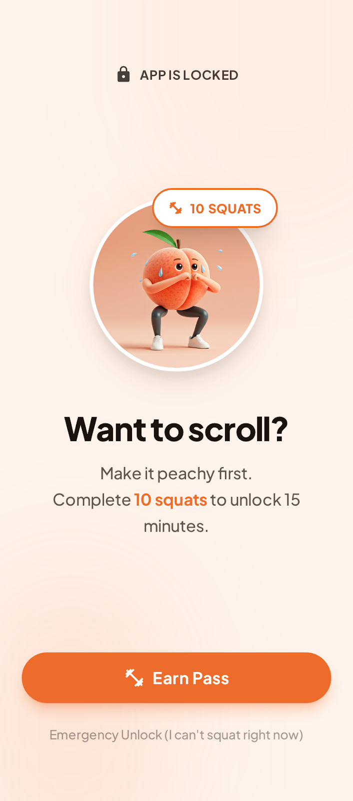 Apps locked until you earn your pass